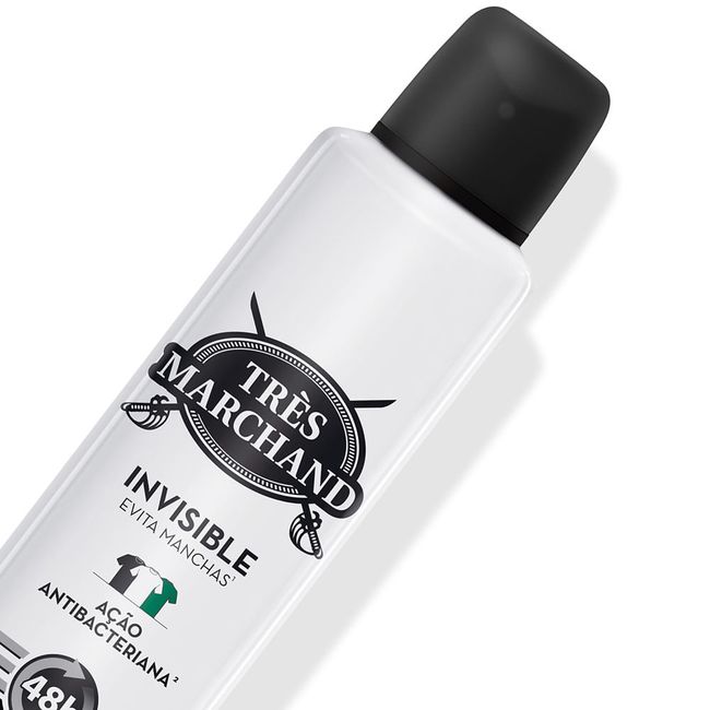 Desodorante-Invisible-Tres-Marchand-Aerossol-Antitranspirante-Masculino-150ml Desodorante-Invisible-Tres-Marchand-Aerossol-Antitranspirante-Masculino-150ml