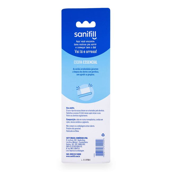 Escova-de-Dente-Sanifill-Essencial-Leve-3-pague-2---Cerdas-Macias---Cores-sortidas