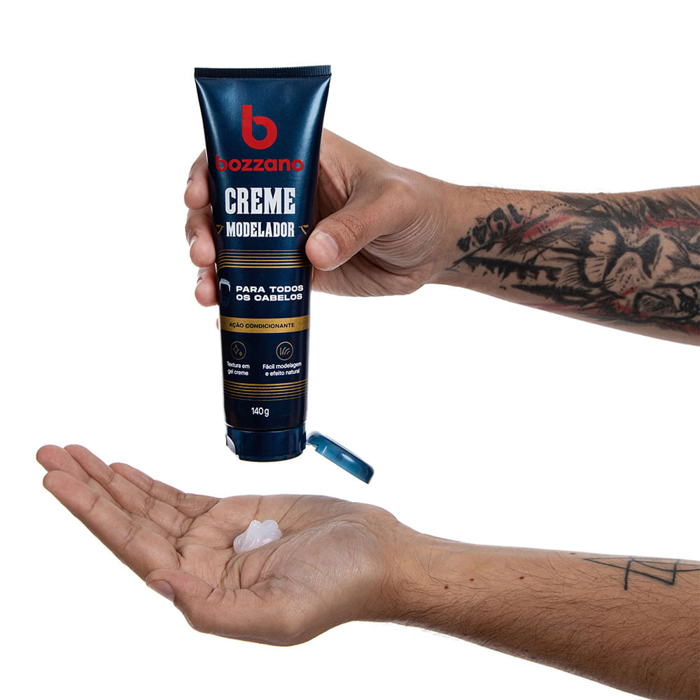 Creme Modelador de Cabelo Bozzano com Ação Condicionante 140g