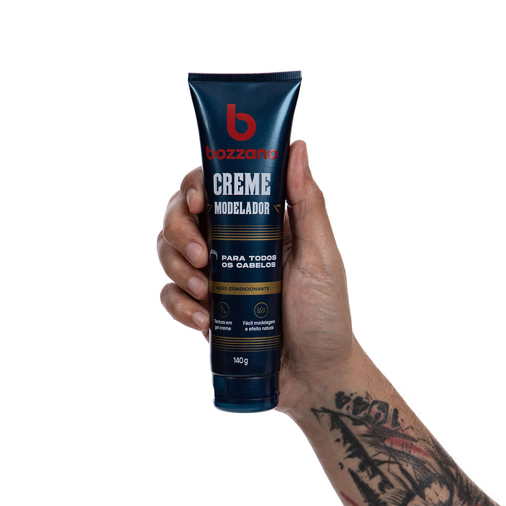 Creme Modelador de Cabelo Bozzano com Ação Condicionante 140g