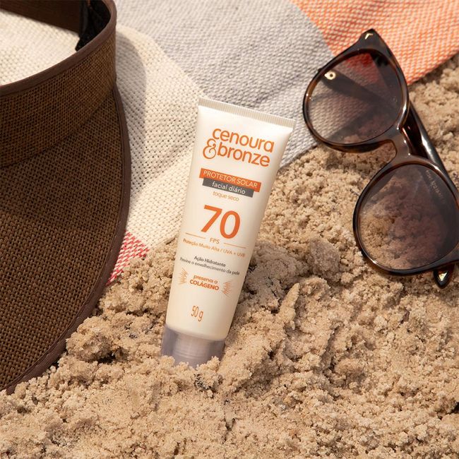 Kit-Protetor-Solar-Facial-Cenoura-E-Bronze-Fps70---Protetor-Solar-Corporal-FPS-50-110ml-