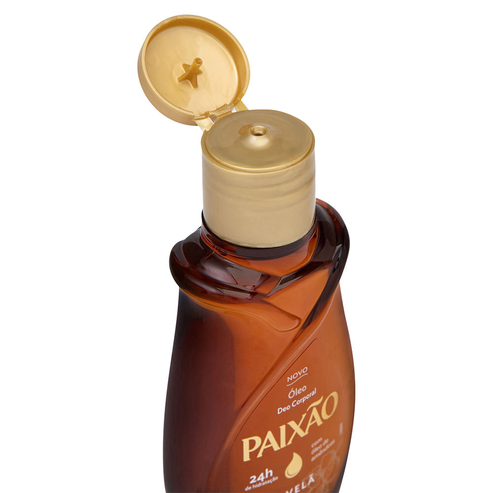 Óleo Corporal de Amêndoas com Avelã Paixão ação desodorante 100ml