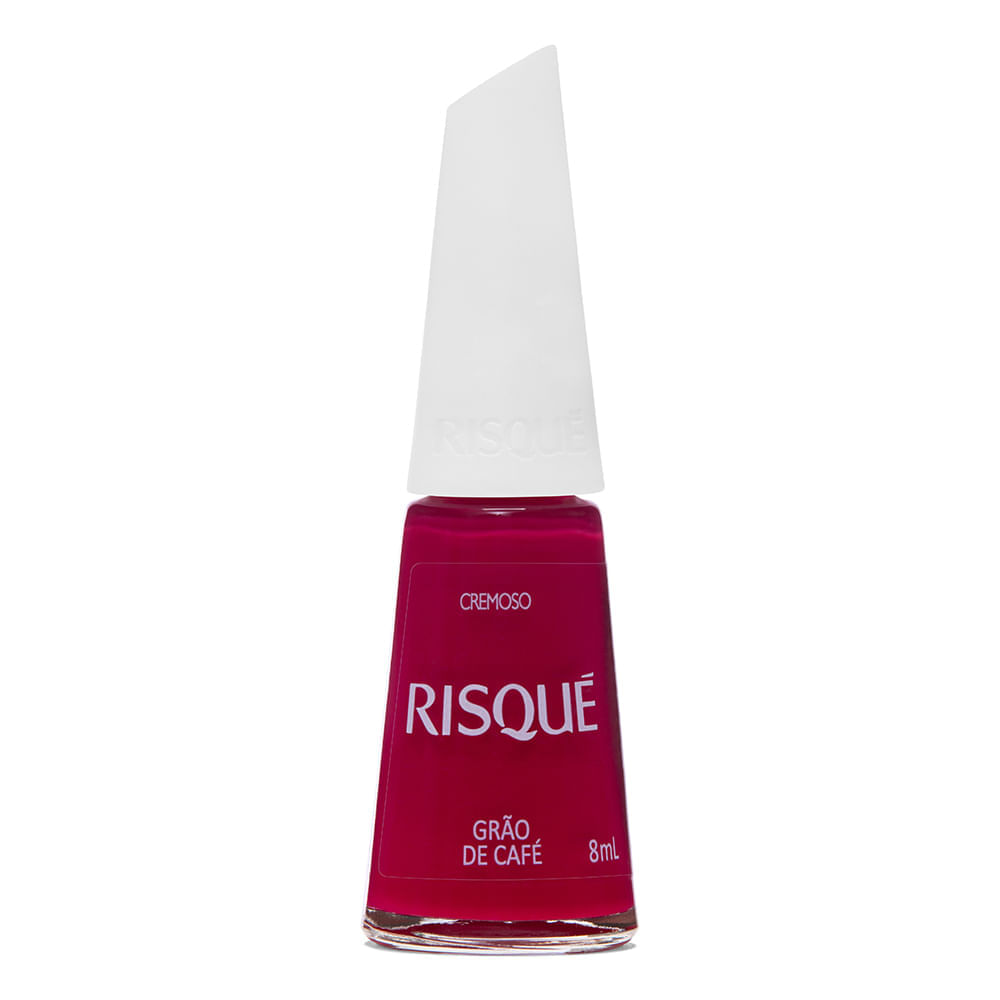 Esmalte Risqué Rosa Cremoso Grão de Café 8ml