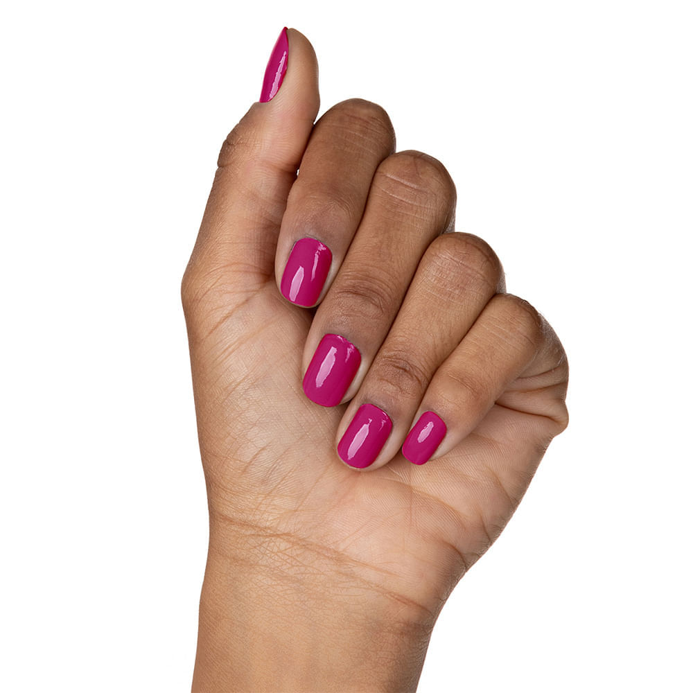 Esmalte Risqué Rosa Cremoso Léo Mandou Flores 8ml