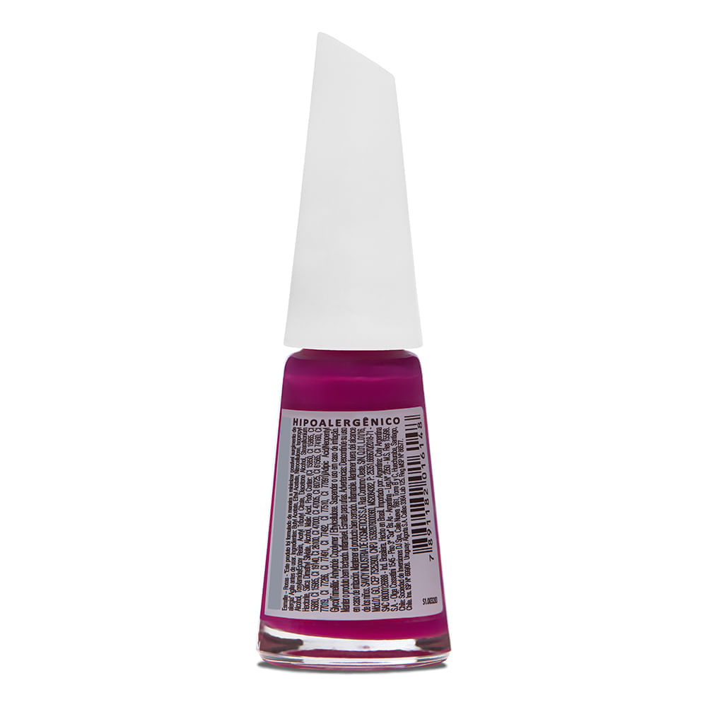 Esmalte Risqué Rosa Cremoso Léo Mandou Flores 8ml