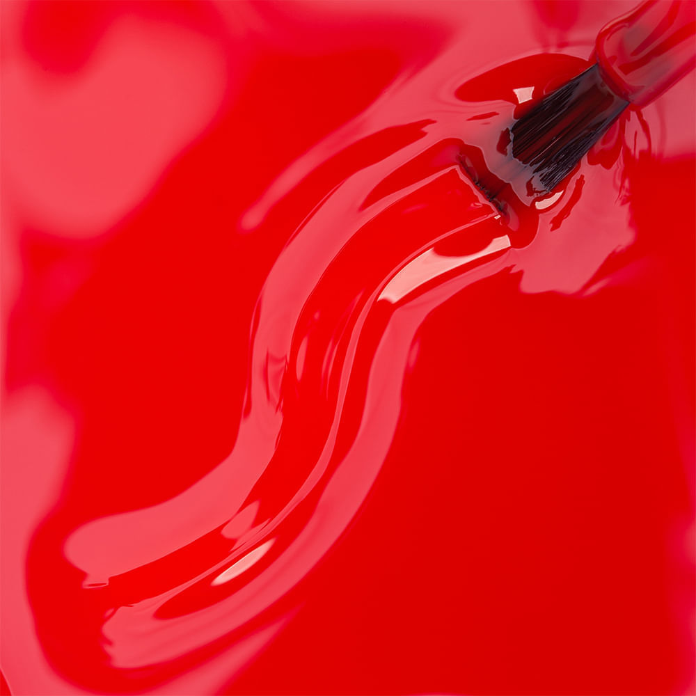 Esmalte Risqué Vermelho Cremoso Vermelho Felicidade 8ml