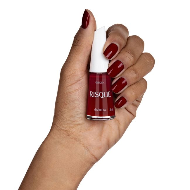 Esmalte-Risque-Vermelho-Cremoso-Gabriela-8ml