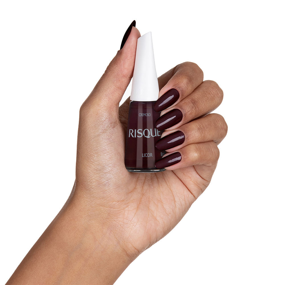 Esmalte Risqué Vermelho Cremoso Licor 8ml