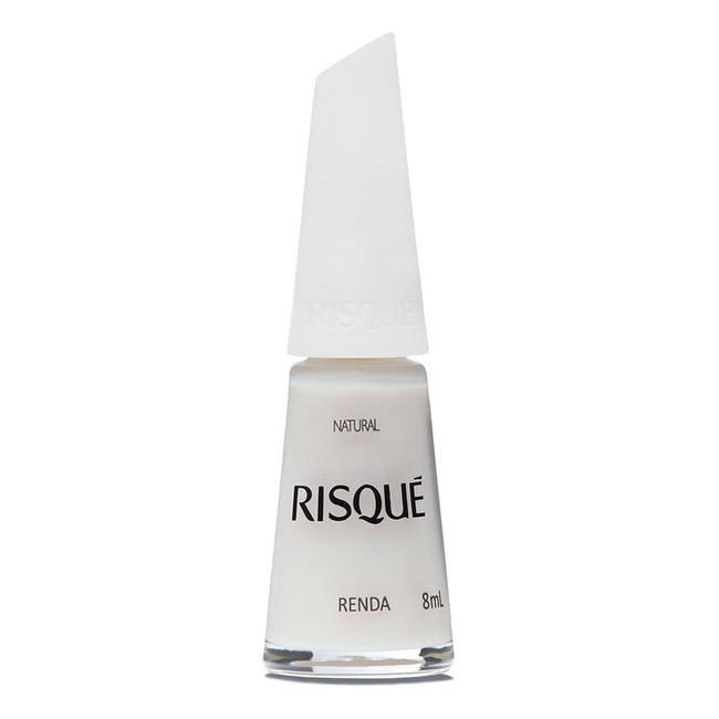 Esmalte-Risque-Branco-Natural-Renda-8ml Esmalte-Risque-Branco-Natural-Renda-8ml