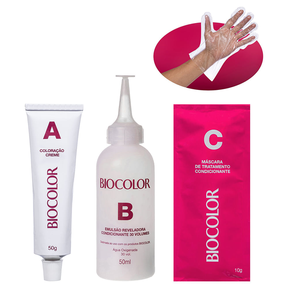 Tintura de Cabelo Biocolor Louro Cinza Médio de Passarela 7.1 Tintura de Cabelo Biocolor Louro Cinza Médio de Passarela 7.1