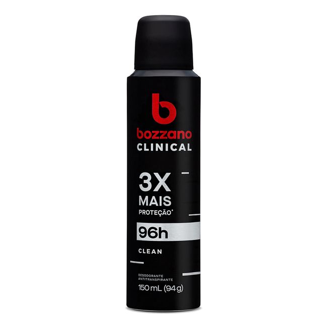 Desodorante-Clinical-Clean-Antitranspirante-Aerossol-Bozzano-Masculino-150ml Desodorante-Clinical-Clean-Antitranspirante-Aerossol-Bozzano-Masculino-150ml