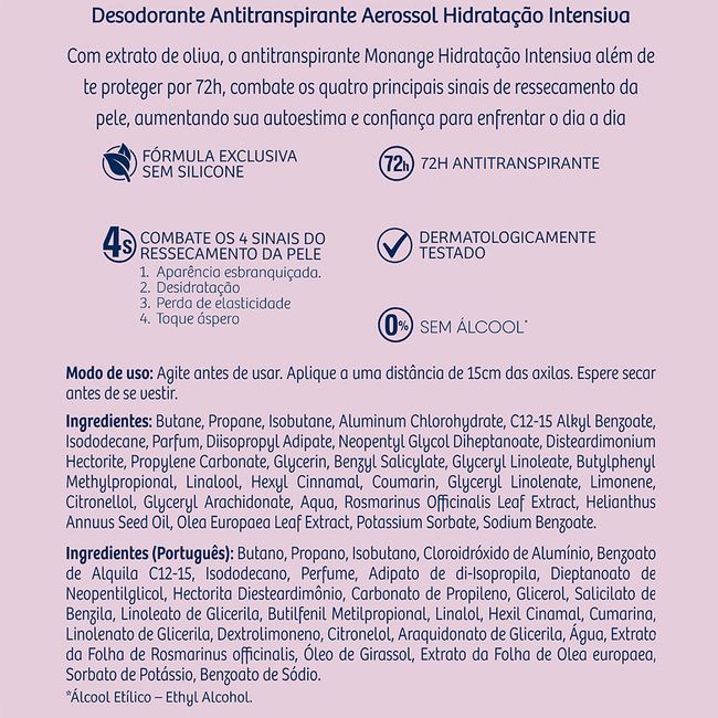 Desodorante-Aerossol-Antitranspirante-Monange-Feminino-Hidratacao-Intensiva-150ml