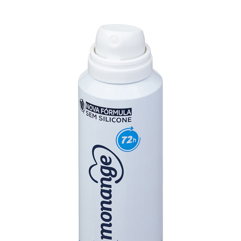 Desodorante Sem Perfume Aerossol Antitranspirante Monange Feminino Sensível 150ml