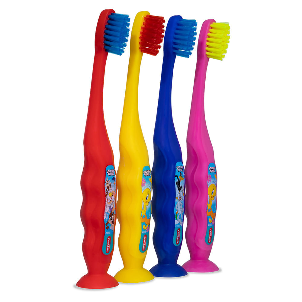 Escova de Dente Macia Infantil Bitufo Looney Tunes