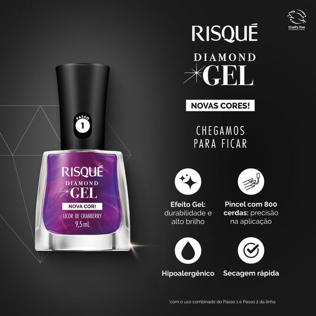 Esmalte-Risque-Diamond-Gel-Licor-de-Cranberry-Metalico-95ml
