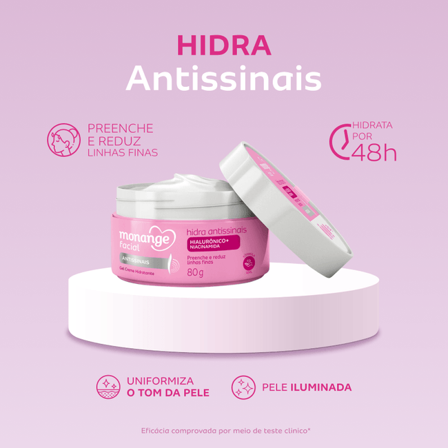 Hidratante-Monange-Facial-Hidra-Antissinais-com-Acido-Hialuronico-e-Niacinamida-80g Hidratante-Monange-Facial-Hidra-Antissinais-com-Acido-Hialuronico-e-Niacinamida-80g