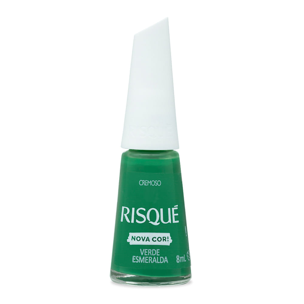 Esmalte Risque Verde Esmeralda Cremoso 8ml