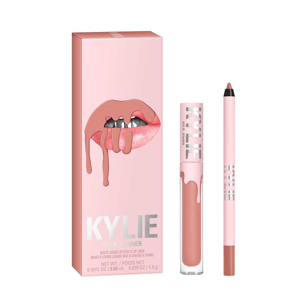 Kit Batom e Lápis Kylie Jenner Lip Kit Bare