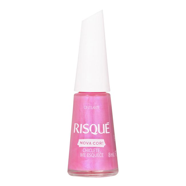 Esmalte-Rosa-Risque-Chiclete-Me-Esquece-Cintilante-8ml Esmalte-Rosa-Risque-Chiclete-Me-Esquece-Cintilante-8ml