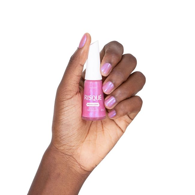 Esmalte-Rosa-Risque-Chiclete-Me-Esquece-Cintilante-8ml