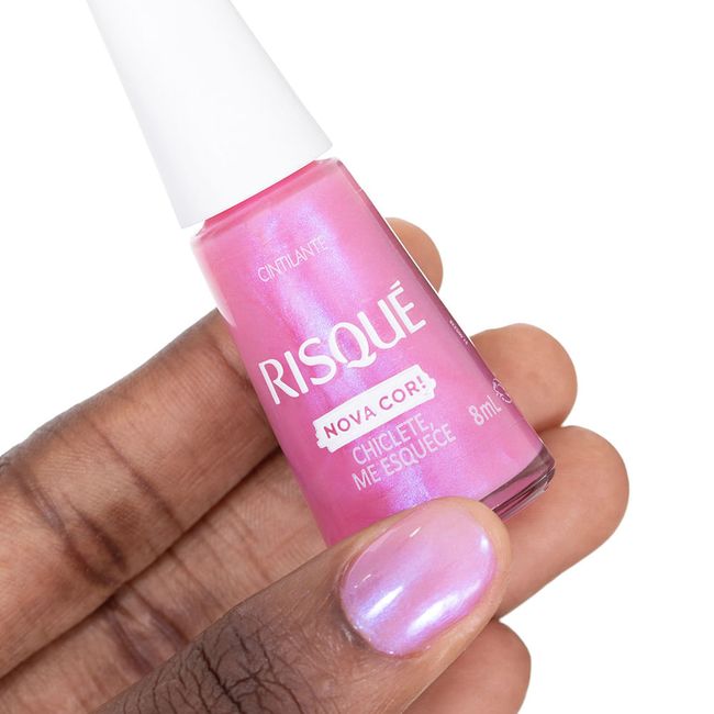 Esmalte-Rosa-Risque-Chiclete-Me-Esquece-Cintilante-8ml