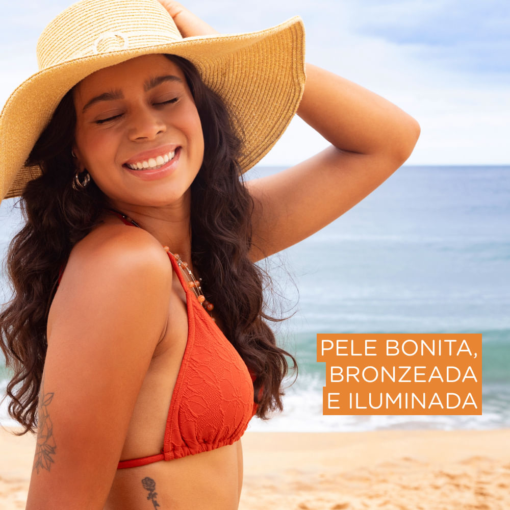 Óleo Protetor Solar Spray FPS 15 Cenoura e Bronze 110ml
